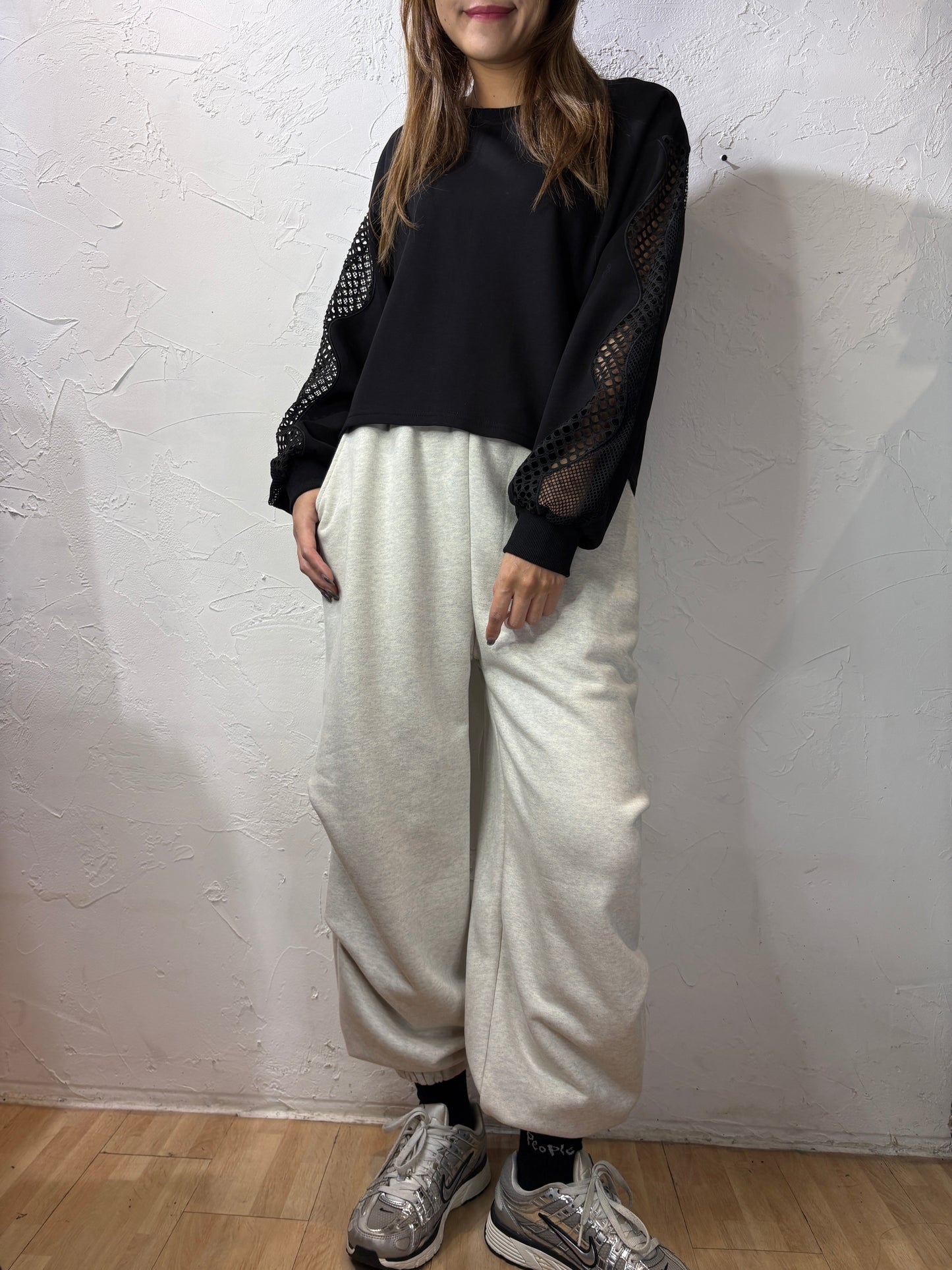 Embroidery Sleeves Top