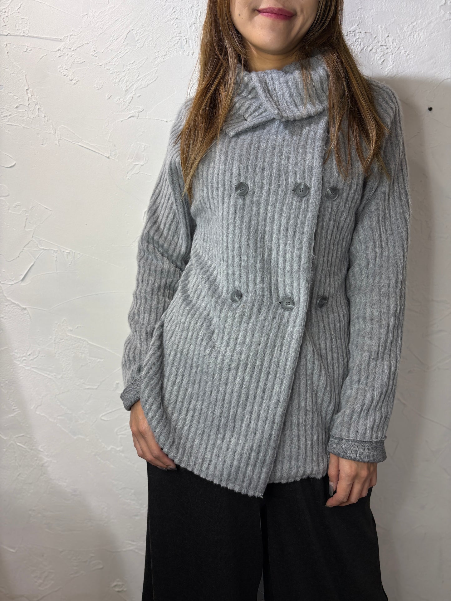 Stripes Button Cardigan