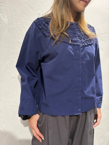Pleated Pattern Shirt