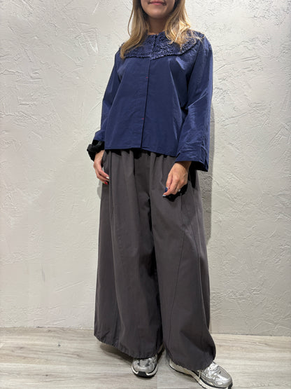 Pleated Pattern Shirt