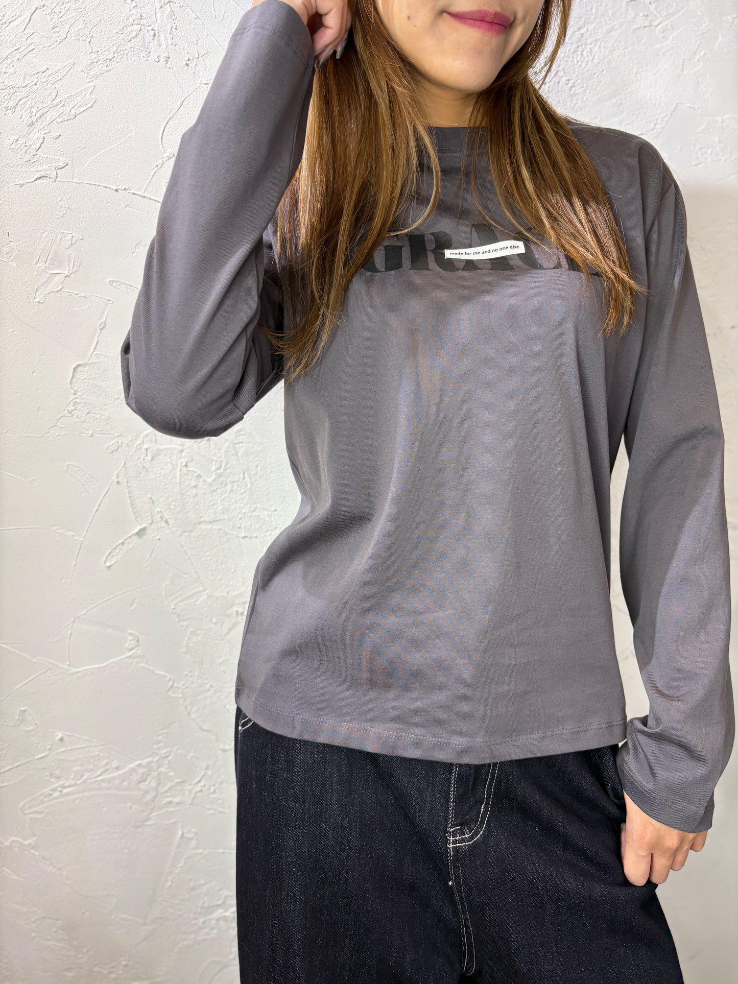 Label Long Sleeves Top