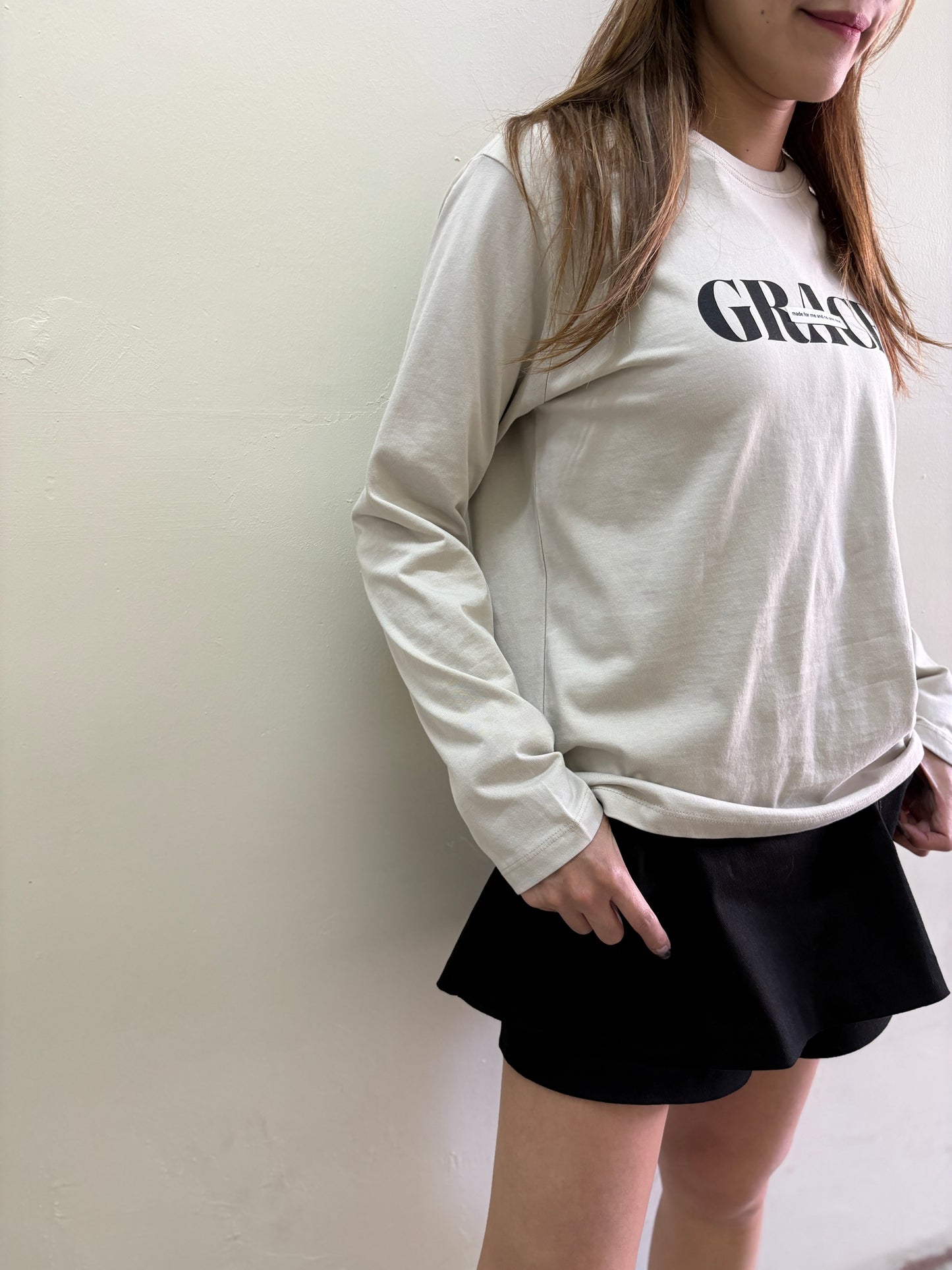 Label Long Sleeves Top