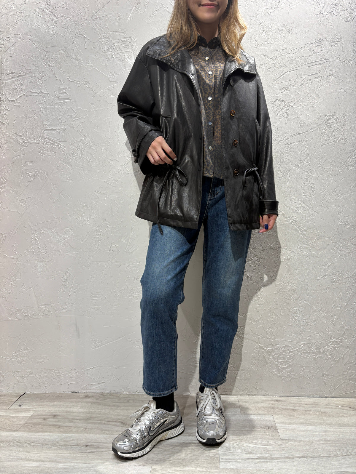 Faux Leather Jacket