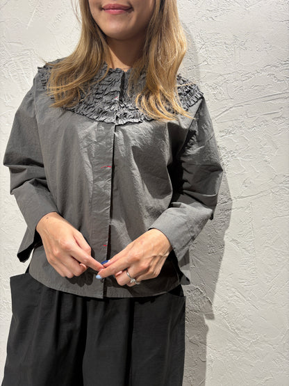 Pleated Pattern Shirt