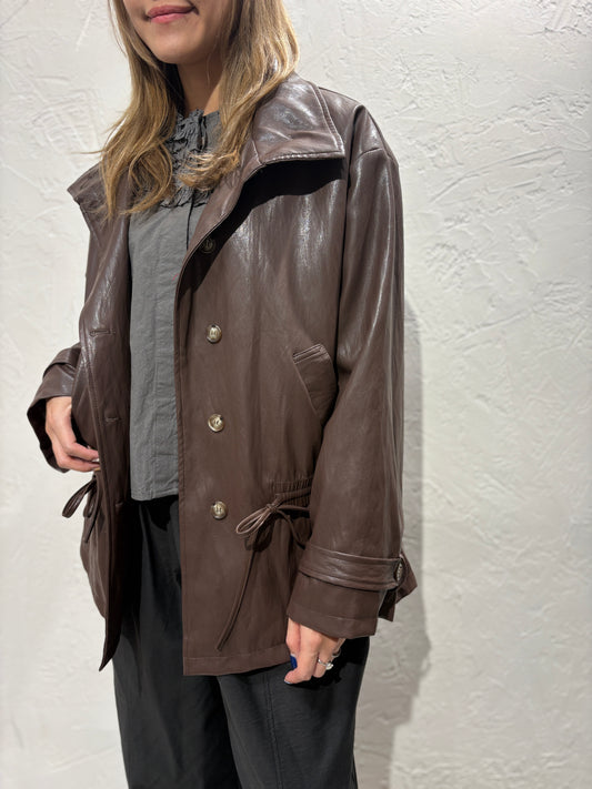 Faux Leather Jacket