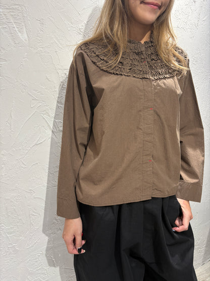 Pleated Pattern Shirt
