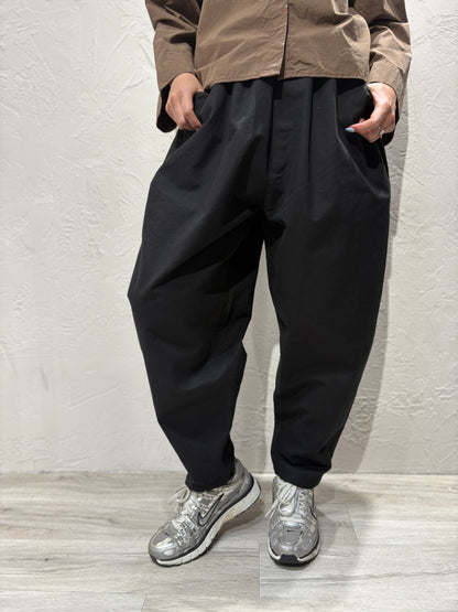 Bubble Cut Plain Color Pants