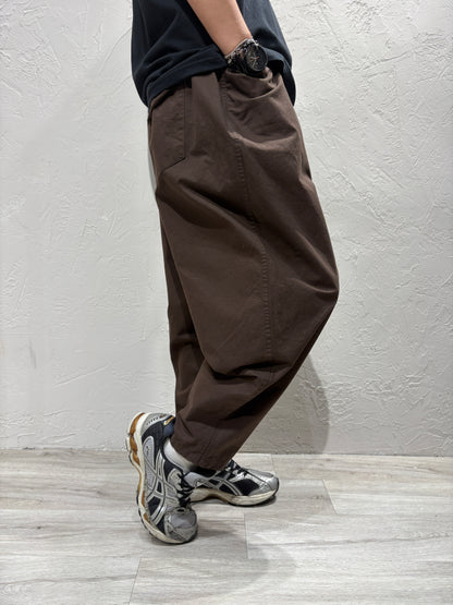 Bubble Cut Plain Color Pants
