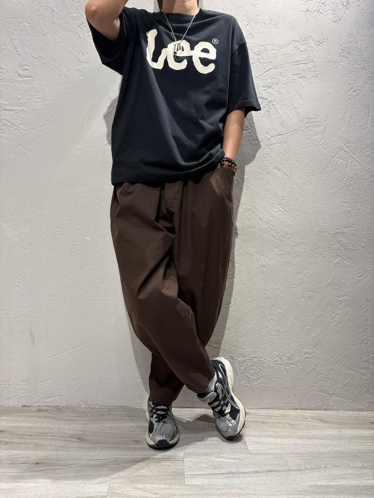 Bubble Cut Plain Color Pants