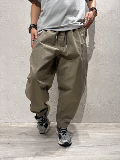 Bubble Cut Plain Color Pants