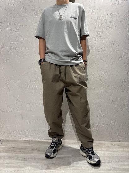 Bubble Cut Plain Color Pants