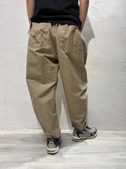 Bubble Cut Plain Color Pants