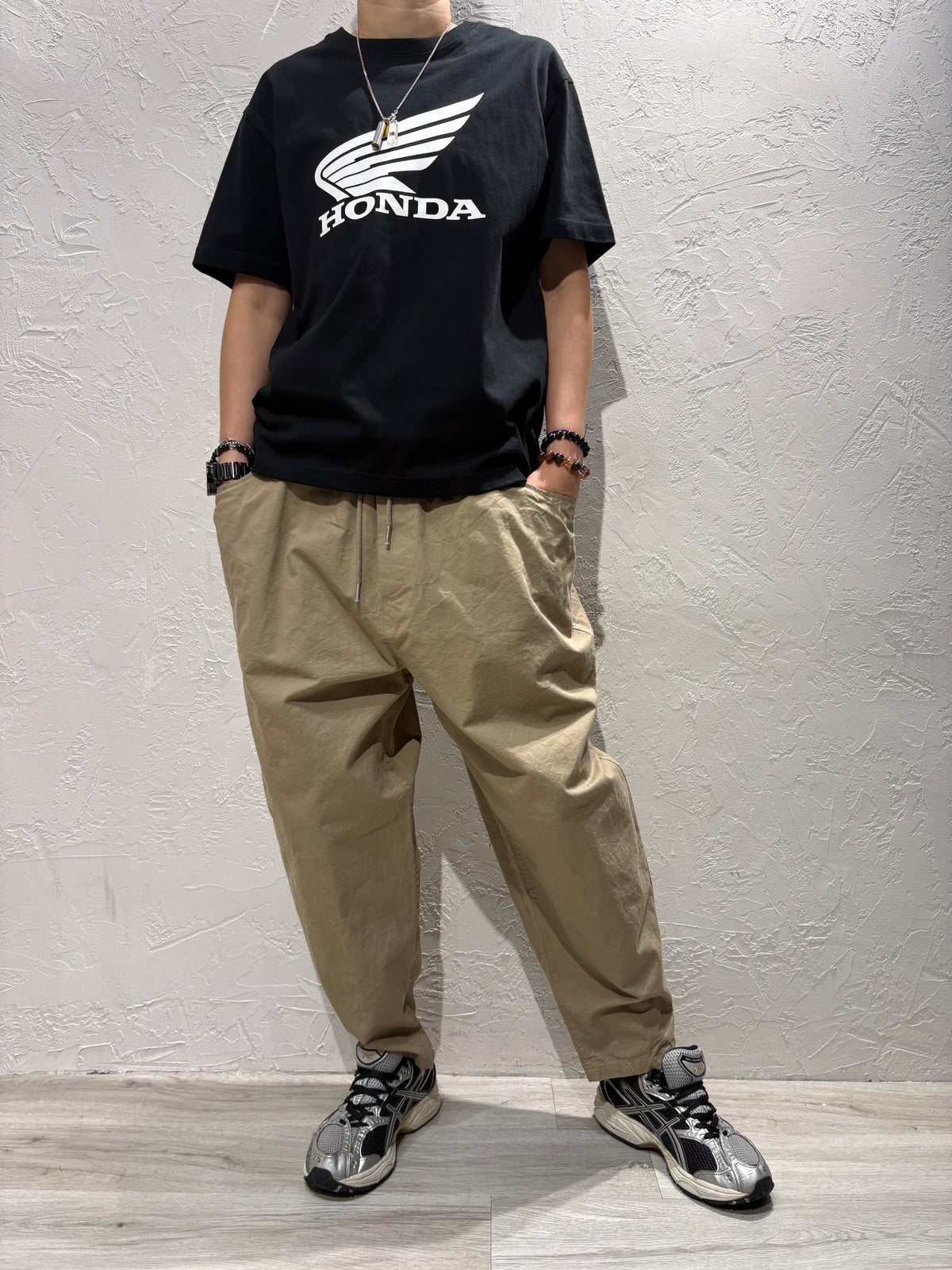 Bubble Cut Plain Color Pants