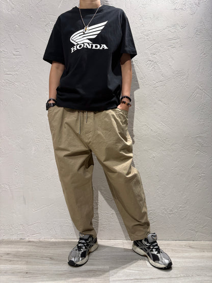 Bubble Cut Plain Color Pants