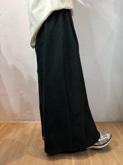 Corduroy Skirt-like Pants