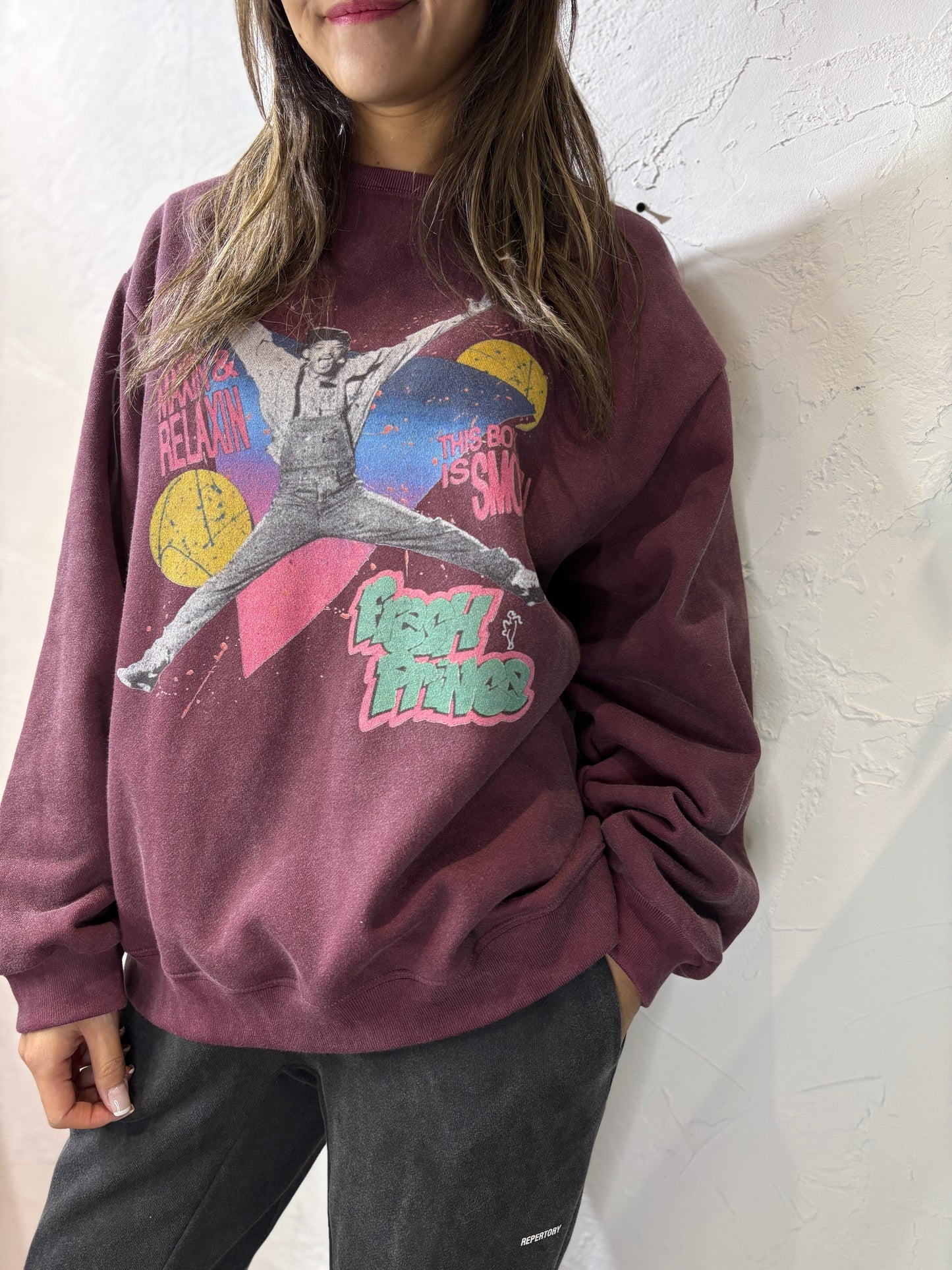 Graphic Print Sweater