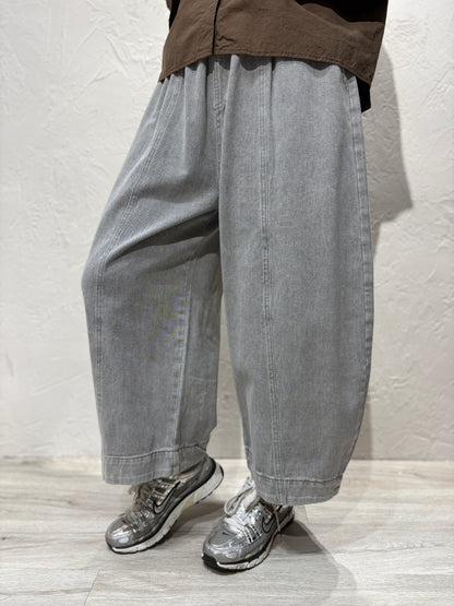 Washed Wide Jeans