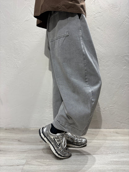 Washed Wide Jeans