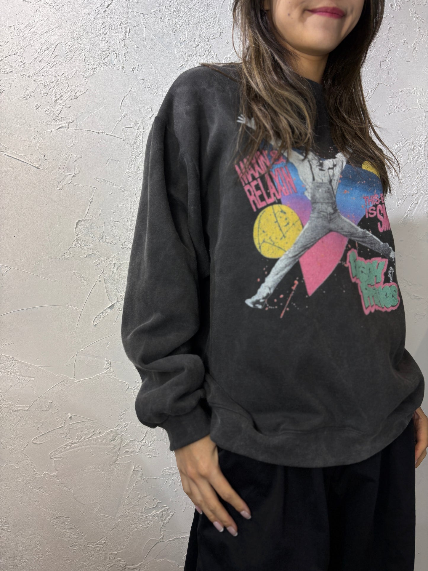 Graphic Print Sweater