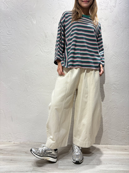 Washed Wide Jeans