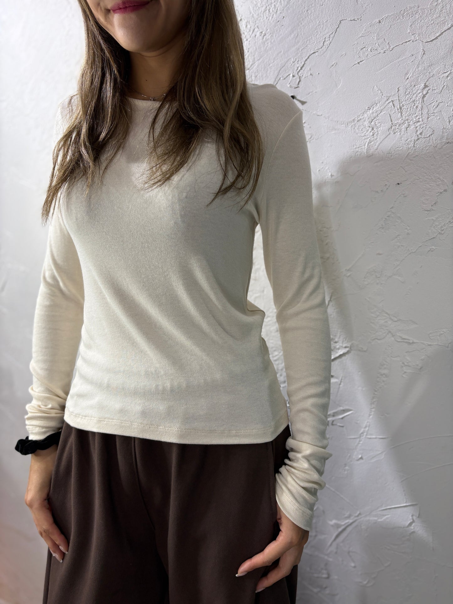 Back See Through Long Sleevess