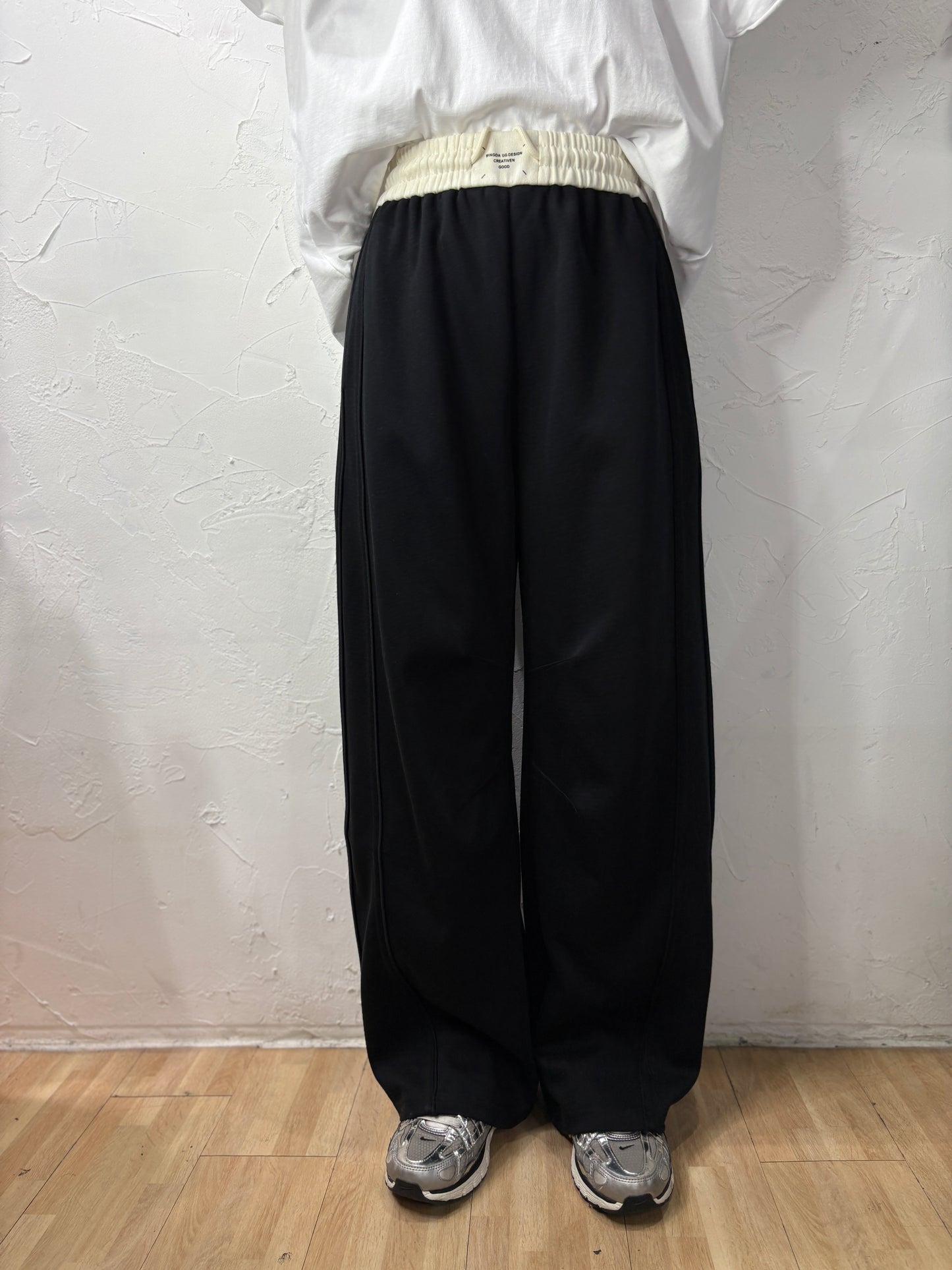 Plain Color Sporty Pants