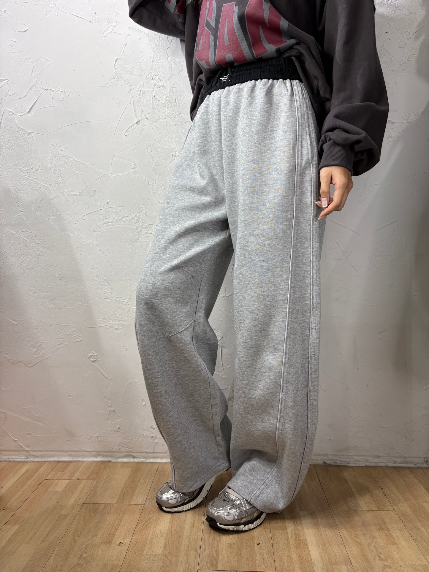Plain Color Sporty Pants