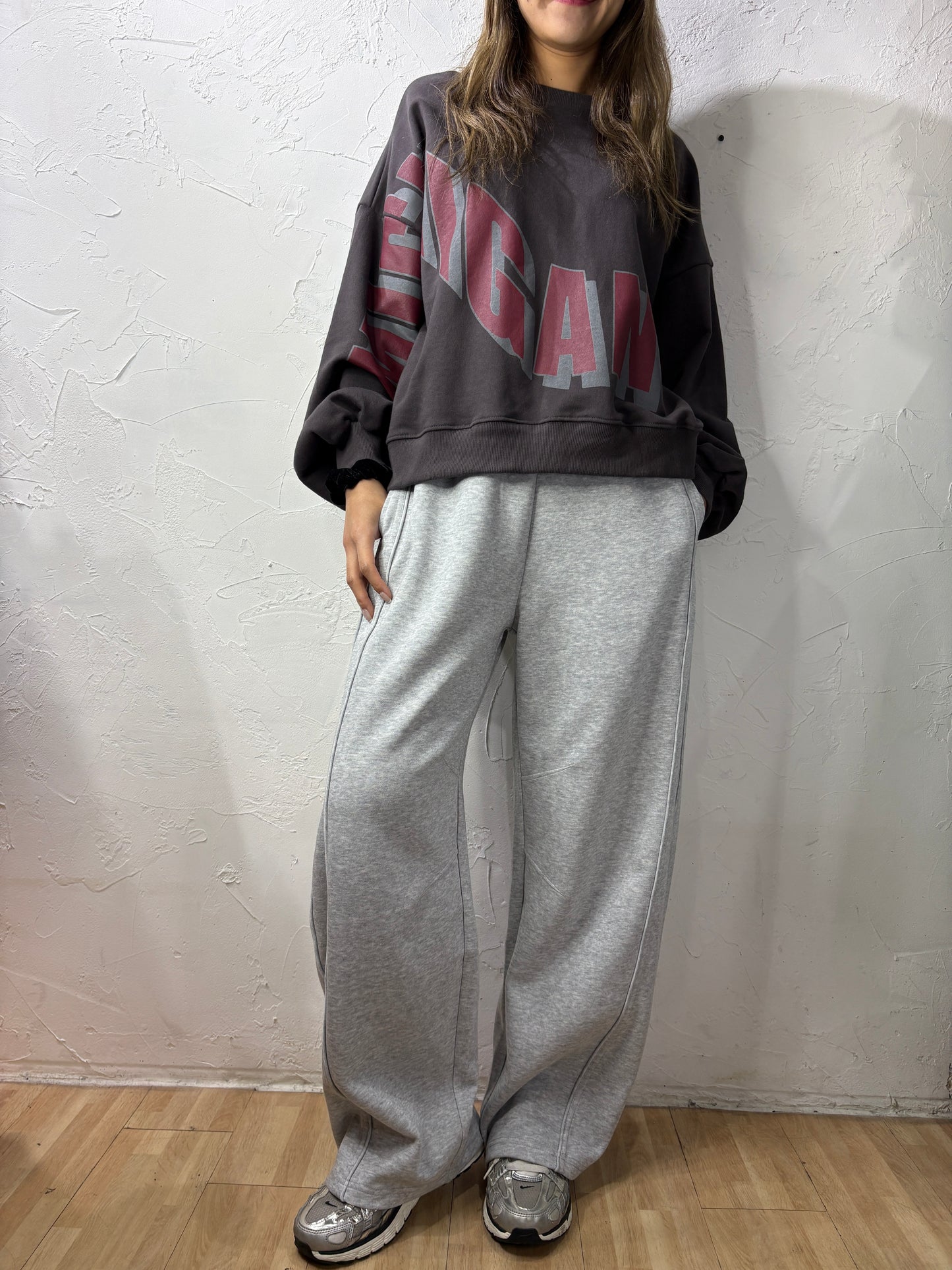 Plain Color Sporty Pants