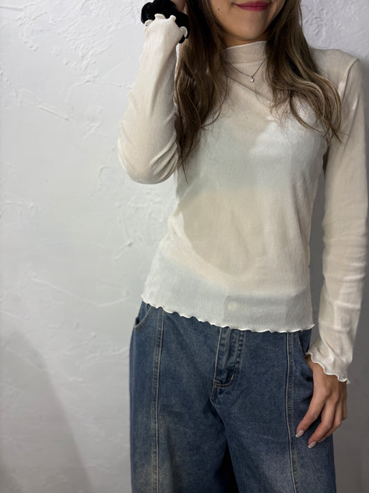 Velvet Long Sleeves Top