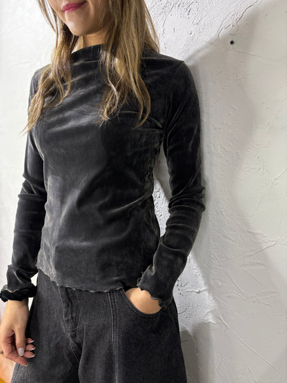 Velvet Long Sleeves Top