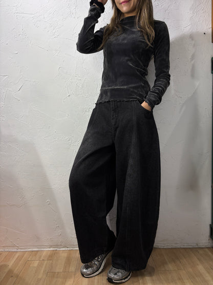 Velvet Long Sleeves Top