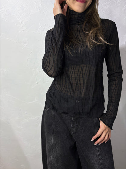 See Through Long Sleeves