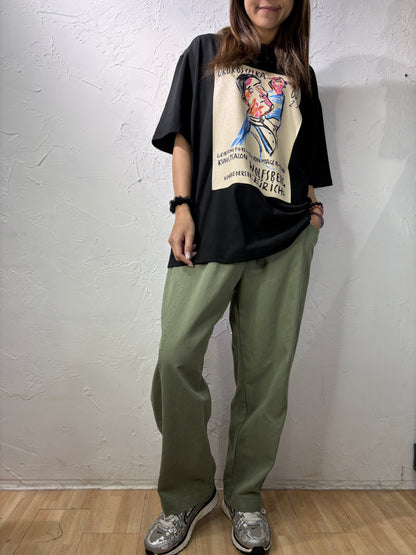 印花繪圖T卹