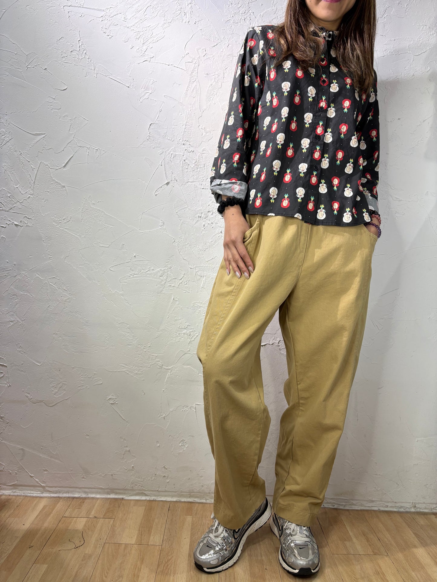 休閒色褲