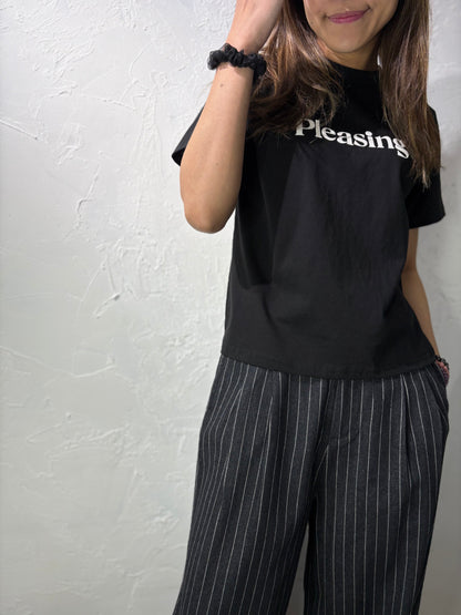 文字短款T卹