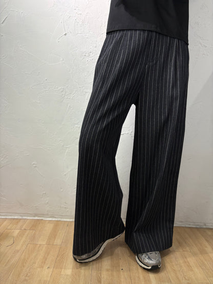 條紋牛仔褲