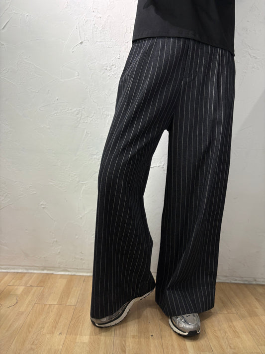 條紋牛仔褲