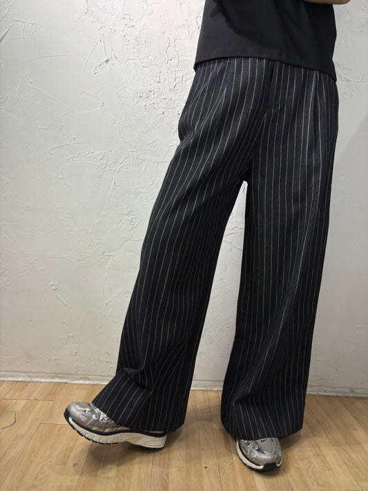 條紋牛仔褲