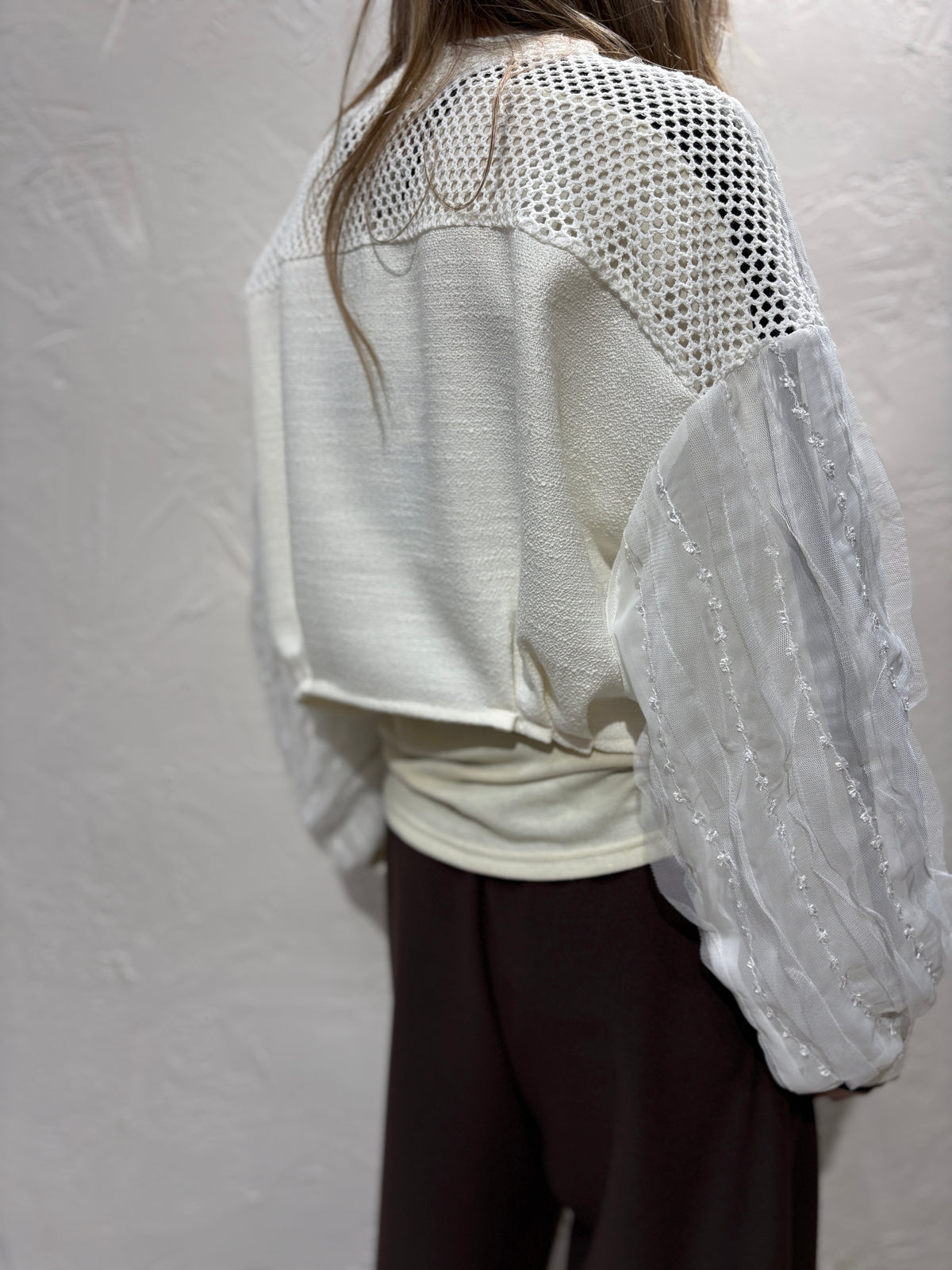 Embroidery Lace Cardigan