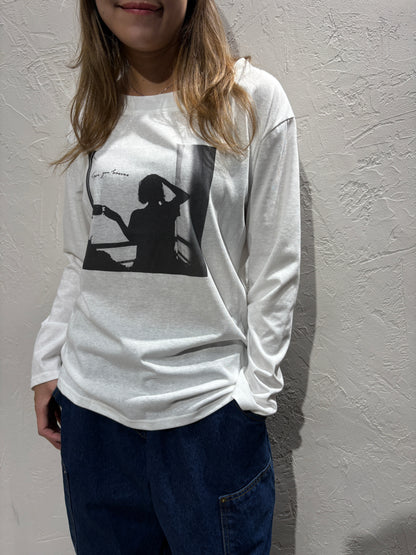 Photo Print Long Sleeves Top