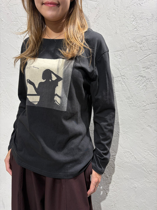Photo Print Long Sleeves Top