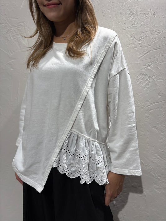 Embroidery Long Sleeves Top