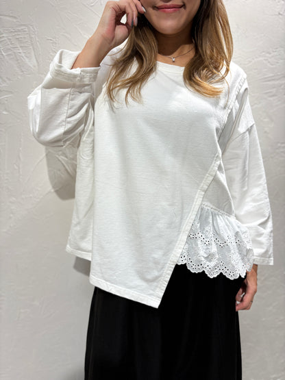 Embroidery Long Sleeves Top