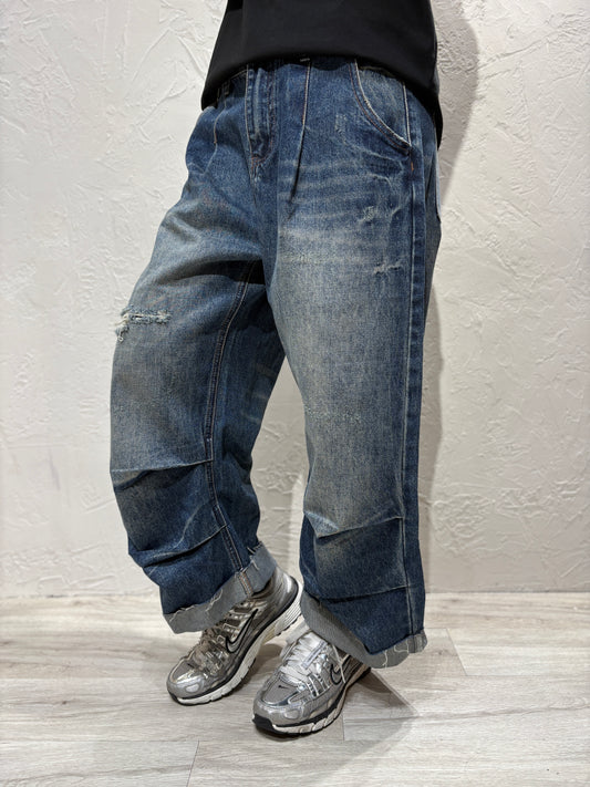 Unisex Broken Jeans