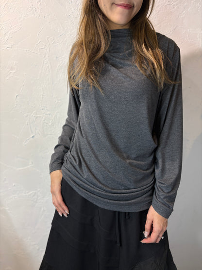 Pleated Long Sleeves Top