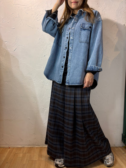 Denim Mid-long Jacket