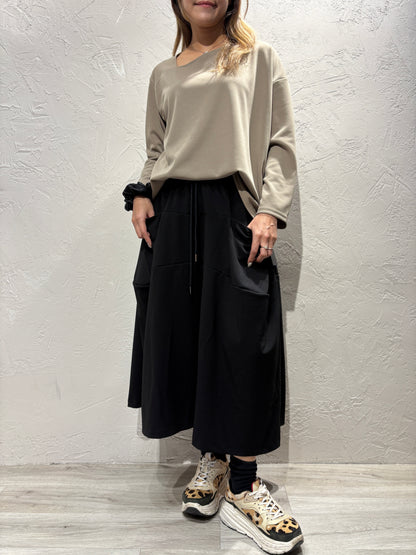 Slant Collar Top