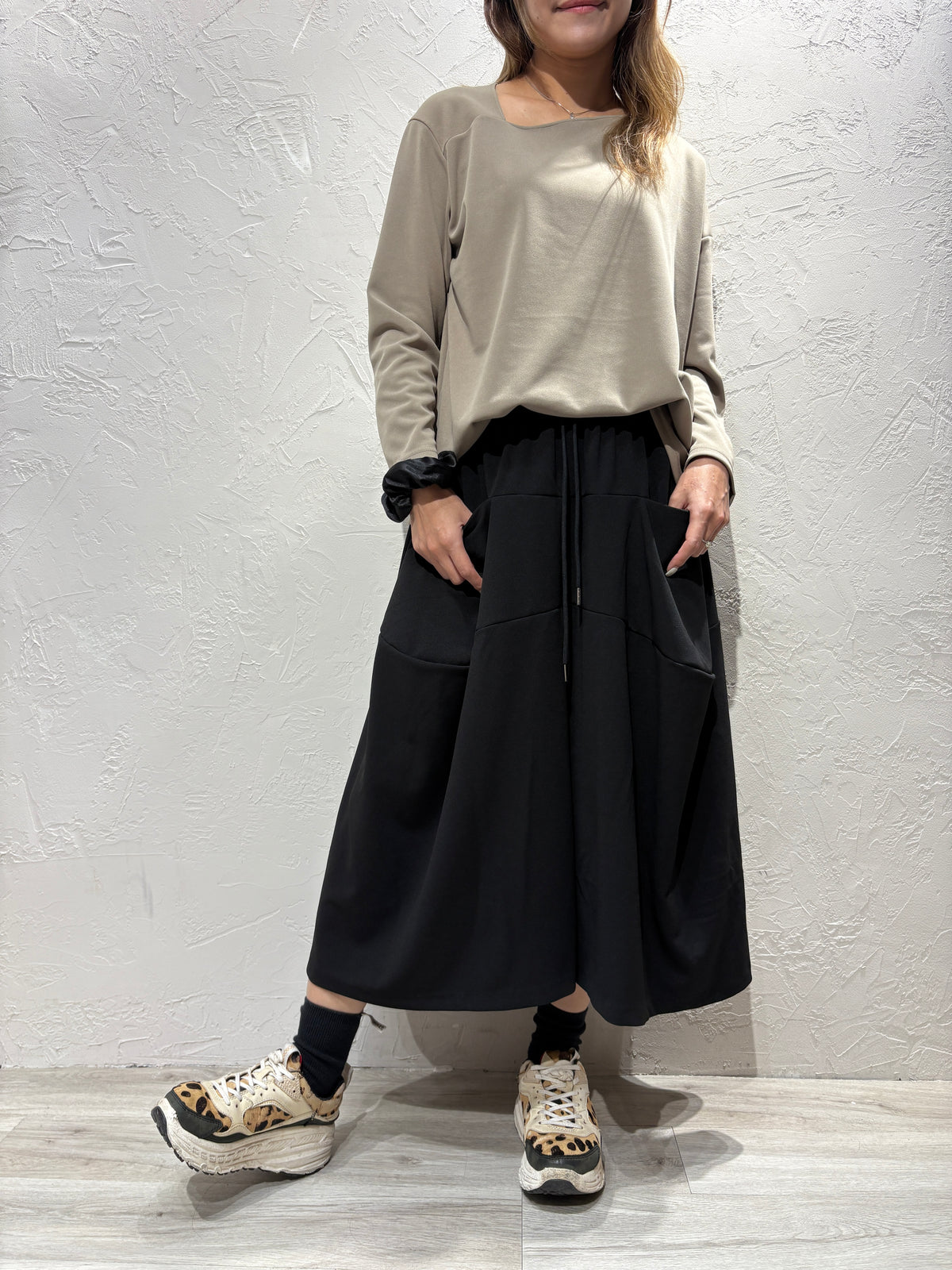 Slant Collar Top