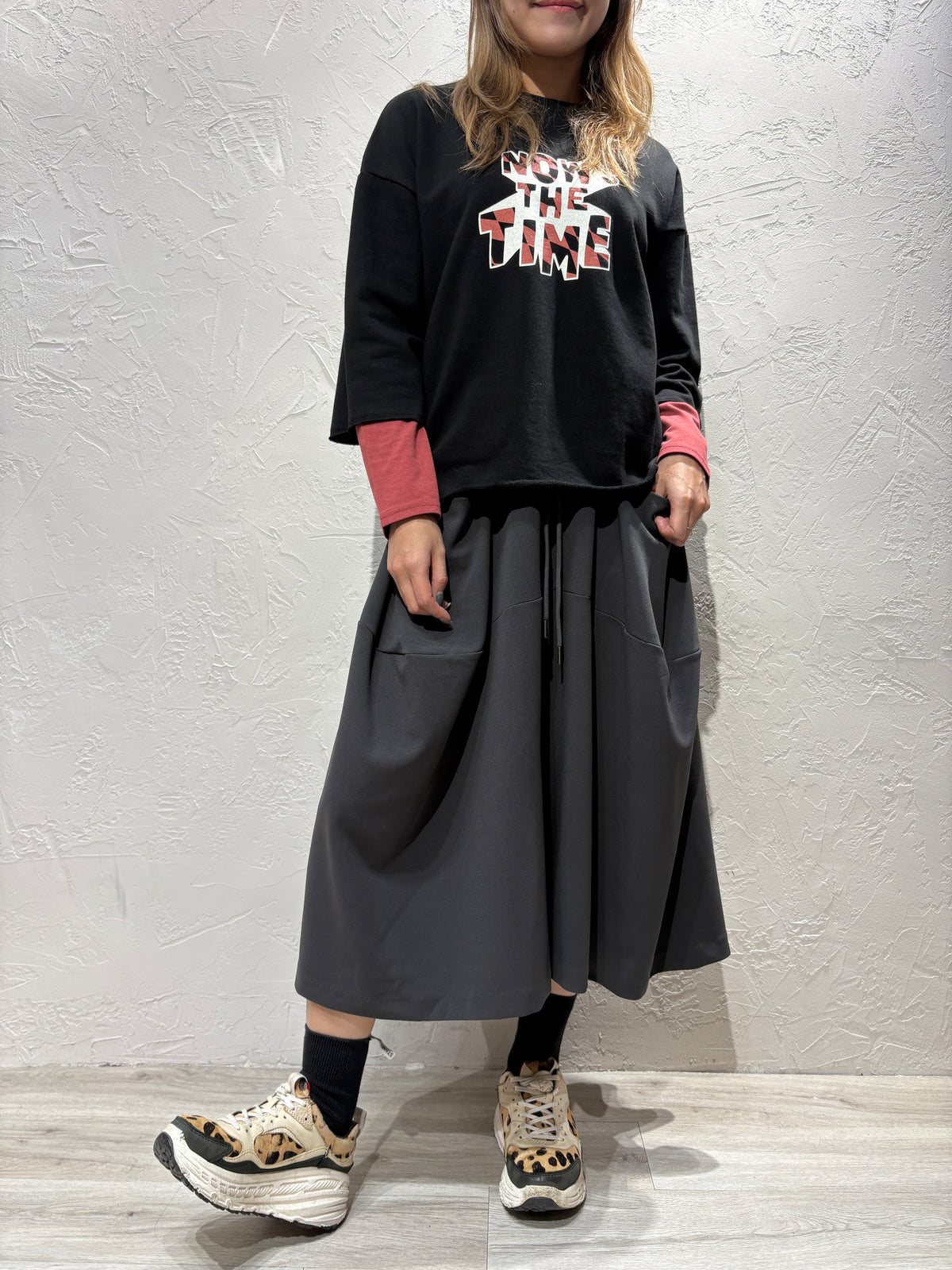Skirt-like Pocket Pants