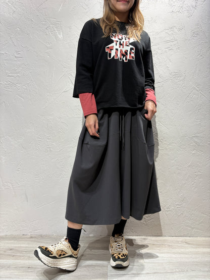 Skirt-like Pocket Pants